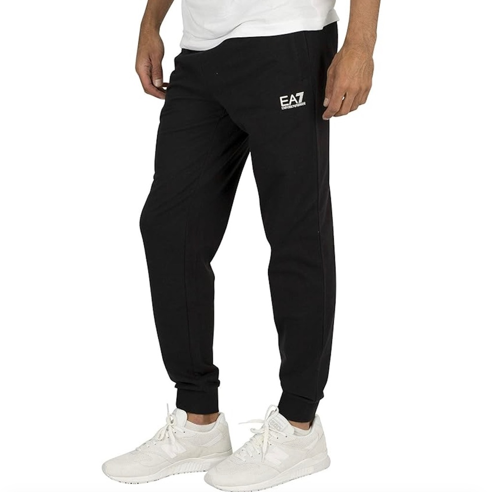 EA7 EMPORIO ARMANI Sweatpants in BLACK size (SMALL 30-34W x 30L) NEW $150 MSRP